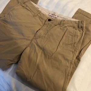 Hollister chino khaki pants